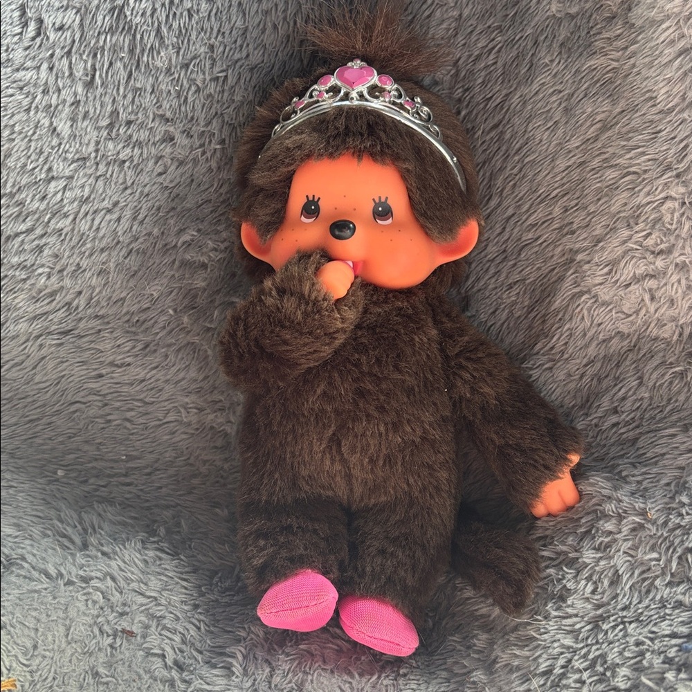 Monchichi Doll with Tiara